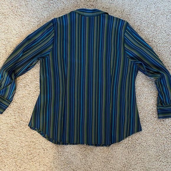 Vintage Venezia Button-Down Shirt, Plus - Picture 4 of 6